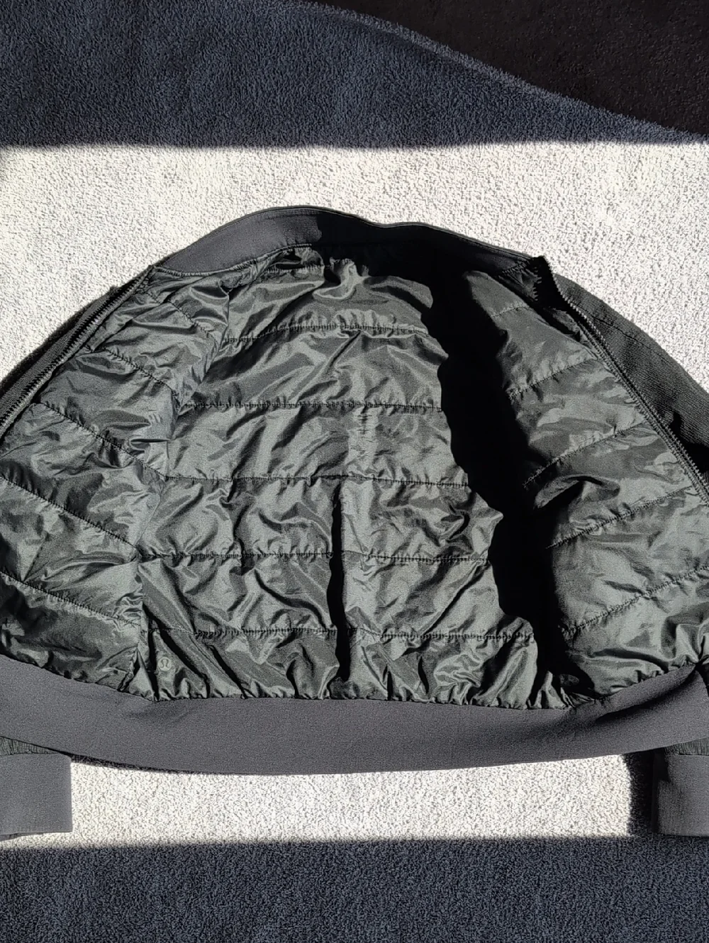 Lululemon Black Reversible Bomber Jacket Size 4
